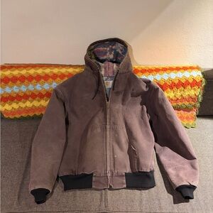 Southwest blanket lined Carhartt hoodie
